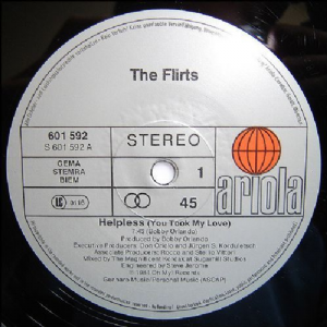 The Flirts - Helpless  - You Took My Love / Extended Version