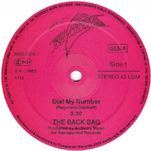The Back Bag - Dial My Number