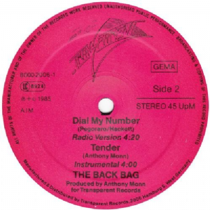 The Back Bag - Dial My Number