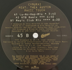 Cymurai Feat. Thea Austin - Magic Touch / 12'' Duplo