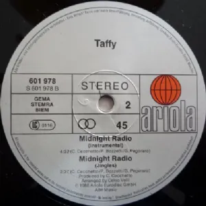 Taffy - I Love My Radio - Midnight Radio / U.S Remix