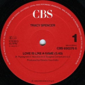 Tracy Spencer - Love Is Like A Game