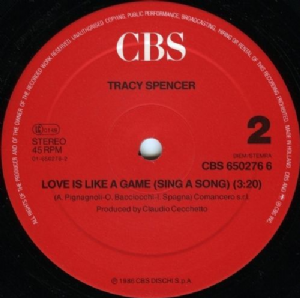 Tracy Spencer - Love Is Like A Game