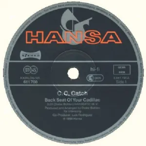 C.C. Catch - Backseat Of Your Cadillac