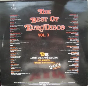 The Best Of Eurodisco Vol. 3 / LP Duplo inc. vers�o rara de Balla Balla