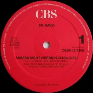 F.R. David - Sahara Night / Made in Hollad