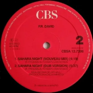 F.R. David - Sahara Night / Made in Hollad