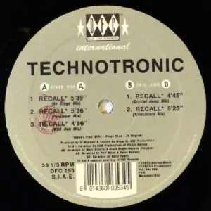 Technotronic Featuring Ya Kid K - Recall