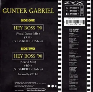 Gunter Gabriel - Hey Boss 90 7'' compacto