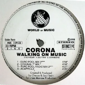 Corona - Walking On Music