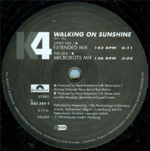 K4 - Walking On Sunshine