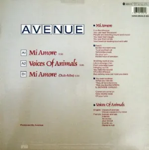 Avenue - Mi Amore / Voices Of Animals