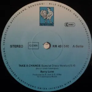 Barry Lane - Take A Chance / Special Disco Remix