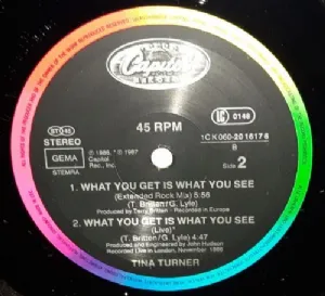 Tina Turner - What You Get Is What You See / Extended Mix
