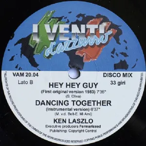 Ken Laszlo - Dancing Together / Hey Hey Guy - First Original Version 1983 / Raro! Edi��o Vinil Preto