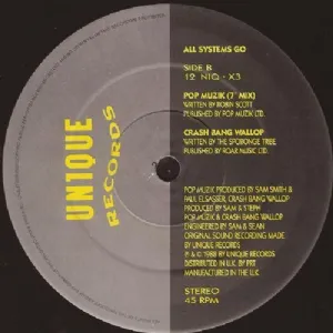All Systems Go - Pop Muzik / Tropical Mix