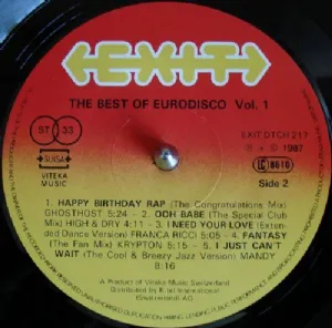 Various - The Best Of Eurodisco Vol. 1 / LP Duplo