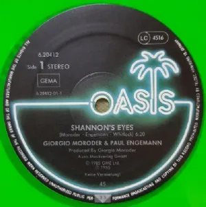 Giorgio Moroder and Paul Engemann - Shannons Eyes