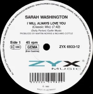 Sarah Washington - I Will Always Love You