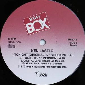 Ken Laszlo - Tonight / Swedish Beat Box Remix