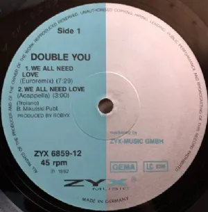 Double You - We All Need Love / Euroremix
