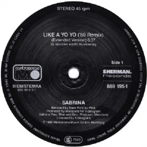 Sabrina - Like A Yo-Yo / 89 Remix
