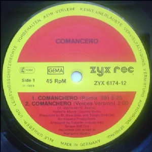 Comancero - Comanchero / Remix 89