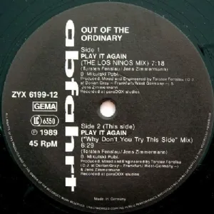Out Of The Ordinary - Play It Again