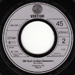 Yello - Desire / Oh Yeah 7'' compacto