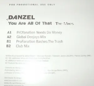 Danzel - You Are All Of That / The Mixes