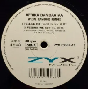 Afrika Bambaataa - Feeling Irie / Special Glamorous Remixes