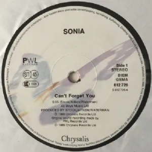 Sonia - Cant Forget You