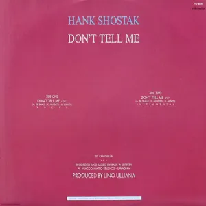 Hank Shostak - Dont Tell Me / Raro!