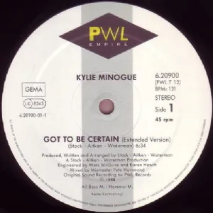 Kylie Minogue - Got To Be Certain