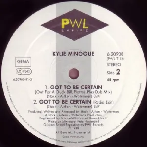 Kylie Minogue - Got To Be Certain