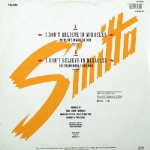 Sinitta - I Dont Believe In Miracles / Merlins Magical Mix