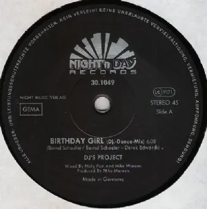 DJs Project - Birthday Girl