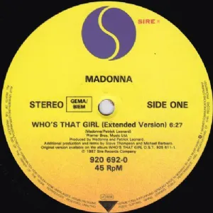 Madonna - Whos That Girl / Extended Version
