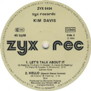 Kim Davis - Hello / Autografado