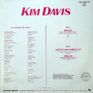 Kim Davis - Hello / Autografado