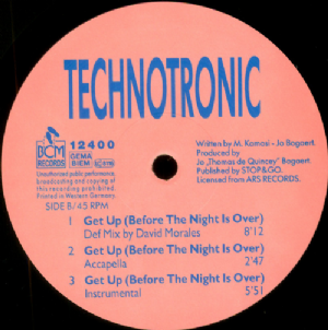 Technotronic - Get Up! / Before The Night Is Over