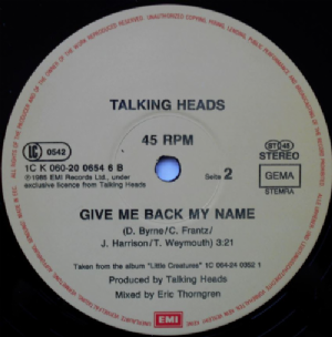 Talking Heads - The Lady Dont Mind / Extended Version