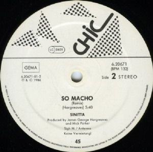 Sinitta - Feels Like The First Time / So Macho Remix