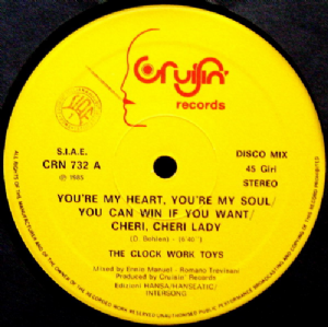 The Clock Work Toys - Youre My Heart, Youre My Soul / You Can Win If You Want / Cheri, Cheri Lady