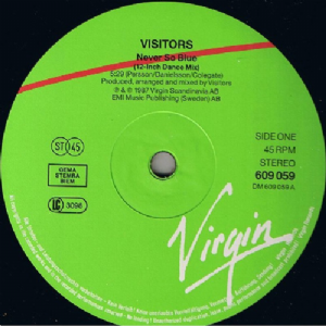 Visitors - Never So Blue / 12-Inch Dance-Mix