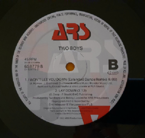 Two Boys - I Wont Let You Down / Remix