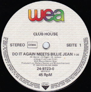 Club House - Do It Again Meets Billie Jean / Special Dance Mix