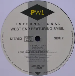 West End Featuring SybiL - The Love I Lost