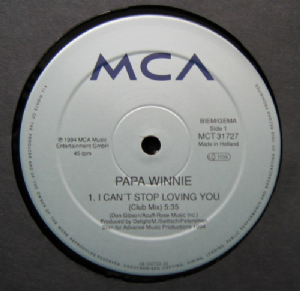 Papa Winnie - I Cant Stop Loving You