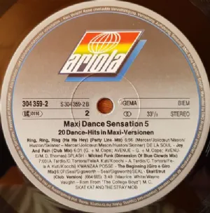 Various - Maxi Dance Sensation 5 / LP Duplo